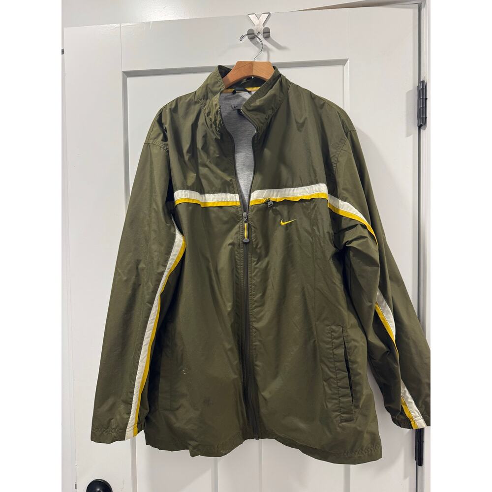 VTG 90's Green Nike Lined Jacket large